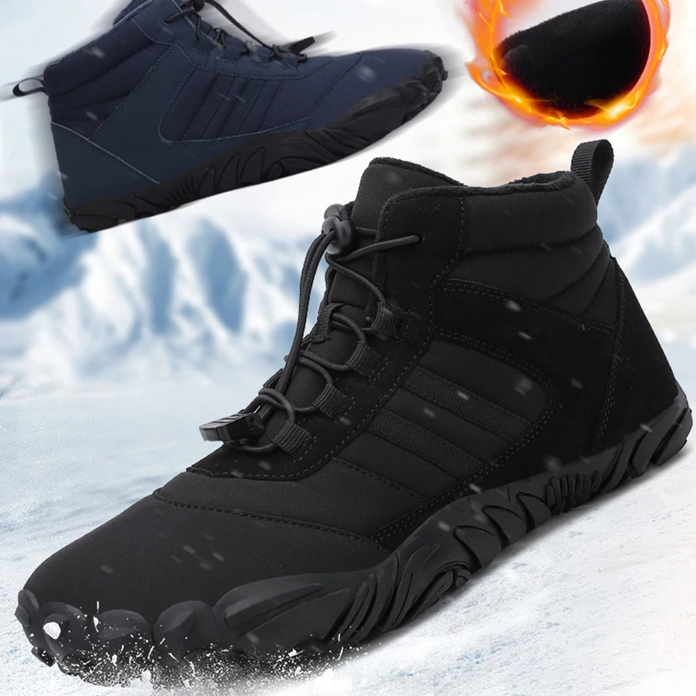 Unisex Casual Thickening Shoes
Waterproof Warm Sporting Shoes Lightweight Ankle Snow Boots Lace Up for Autumn Winter
