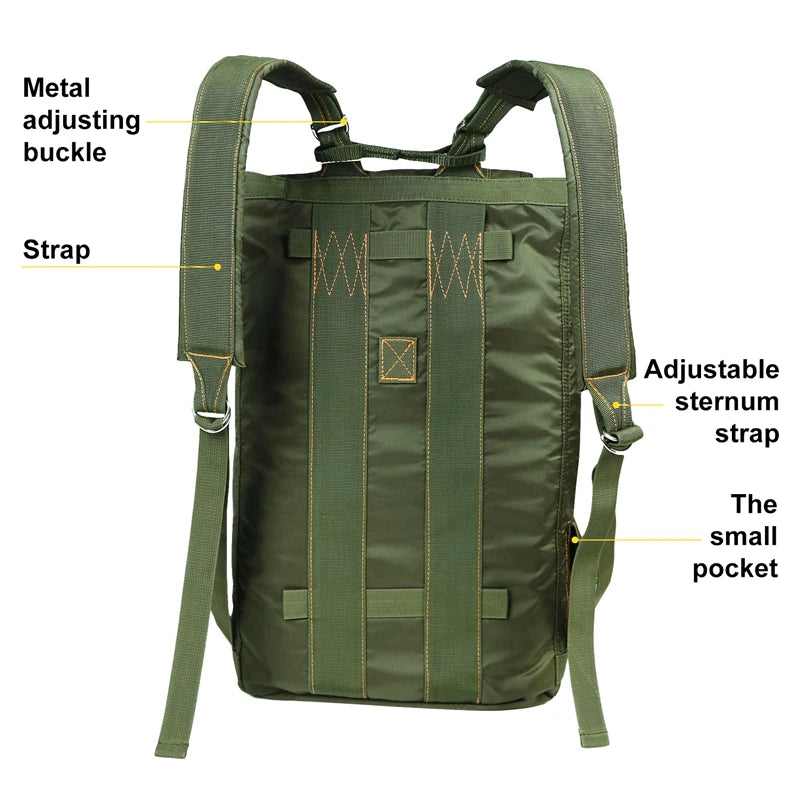 Durable All-purpose Parachute Backpack