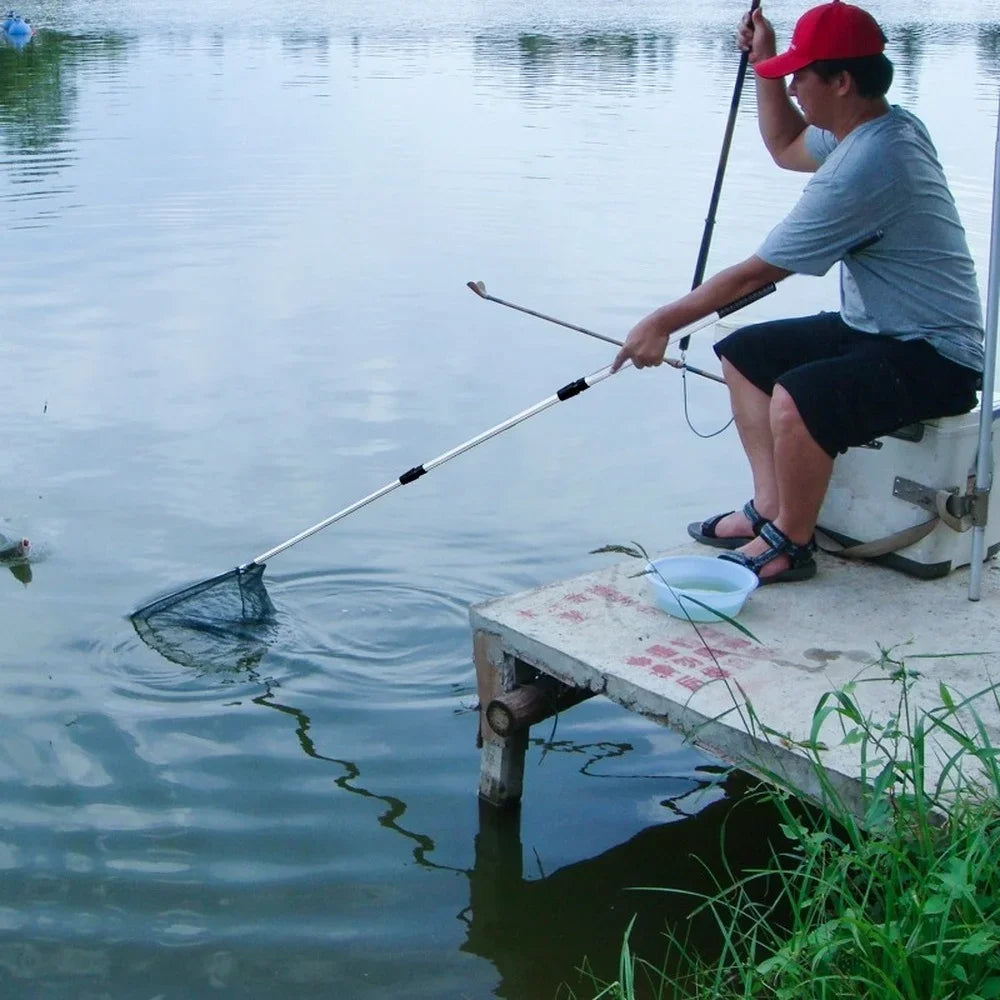 Telescopic Folding Fishing Landing Net
190CM Pole Collapsible Extensible Aluminum long Handle For Bird Fish Catch Aquarium Ponds