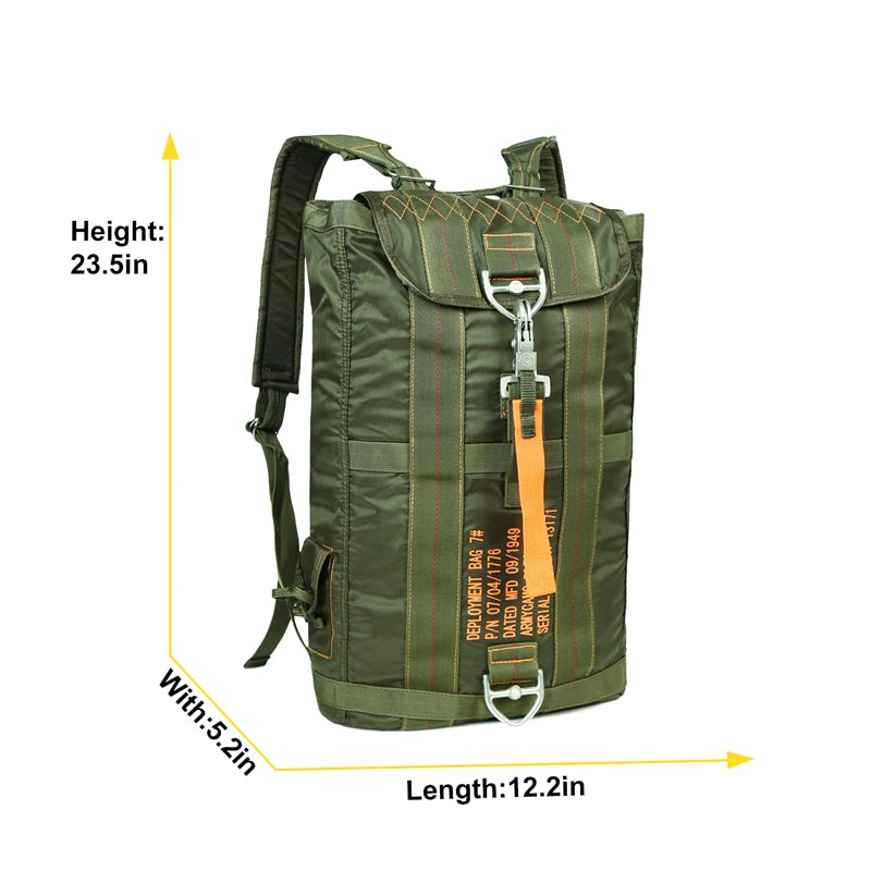 Durable All-purpose Parachute Backpack