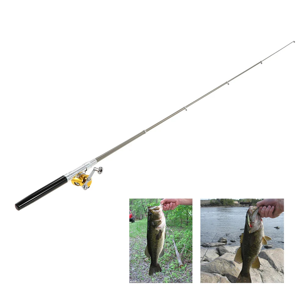 Fishing Rod Reel Combo Mini Set