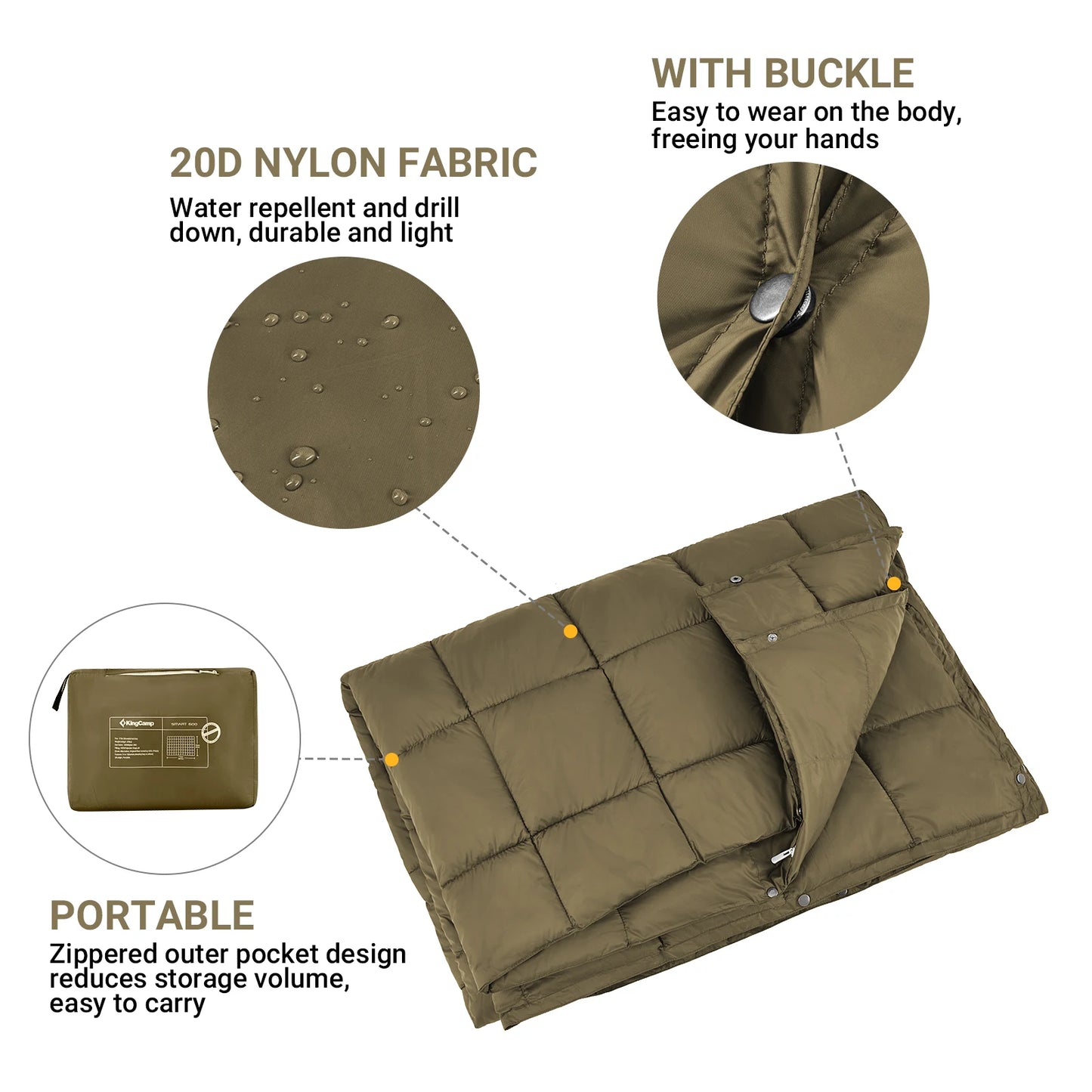 King Camp Blanket For Camping