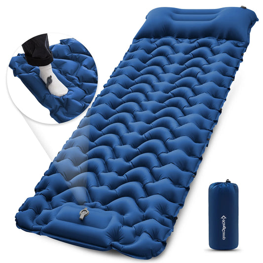 Self Inflating Sleeping Pad with Foot Pump