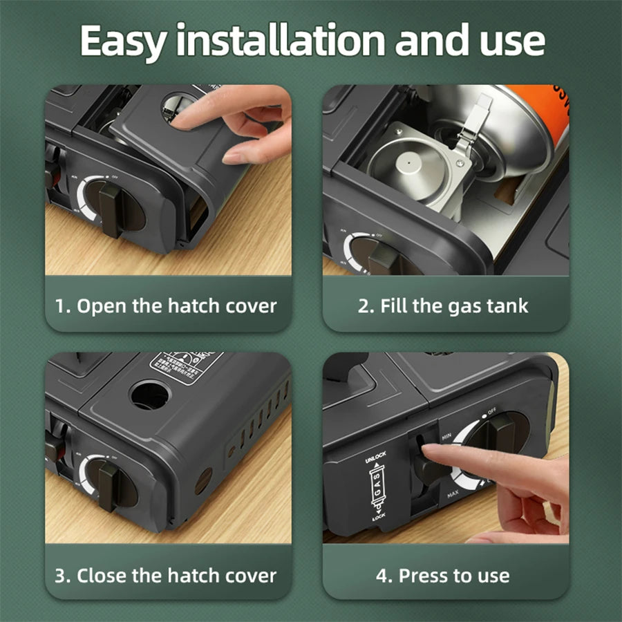 Cassette Household/Outdoor Portable Stove Grill