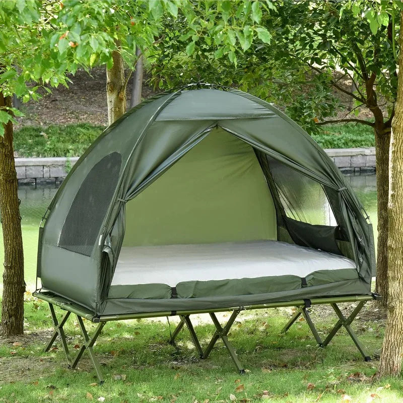 Foldable Camping Cot with Tent