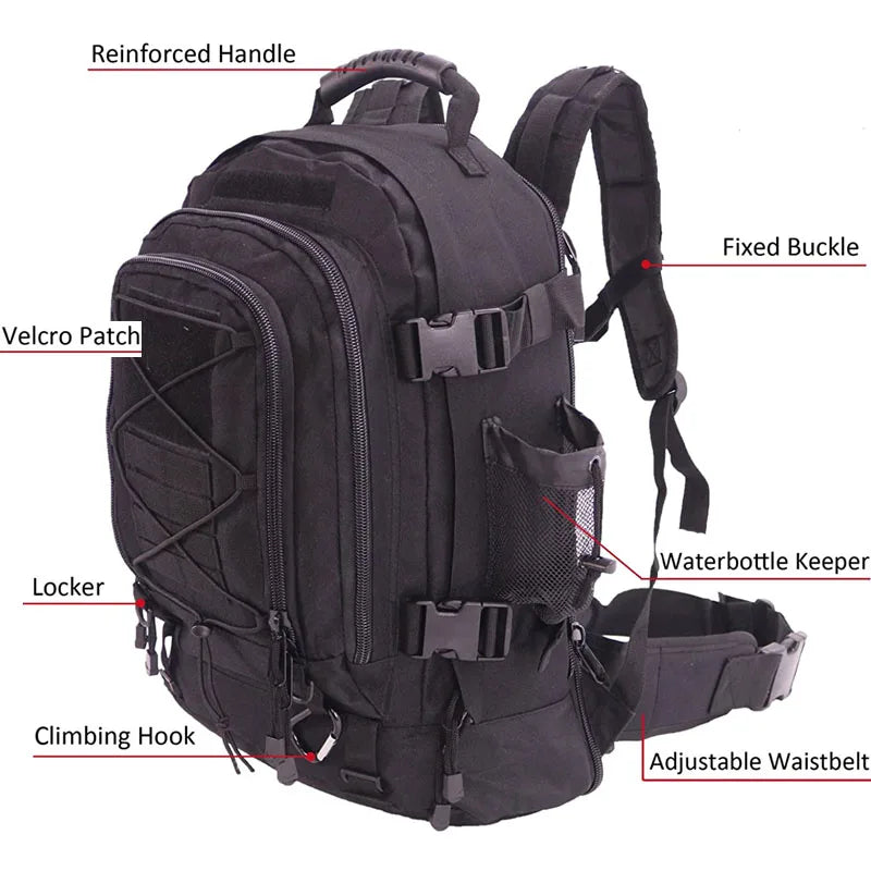60L Outdoor Backpack