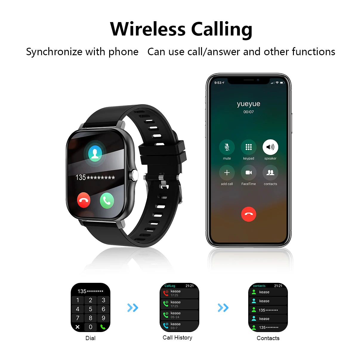 Smart watch for iPhone/Andriod