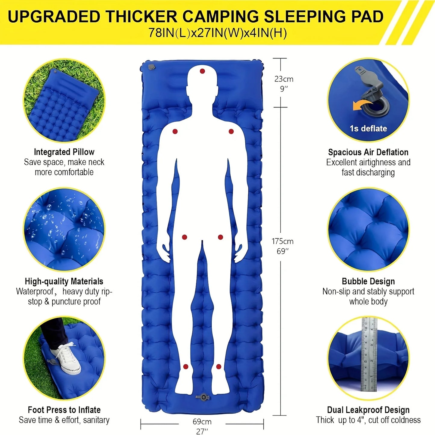 Outdoor Inflatable Sleeping Mat
