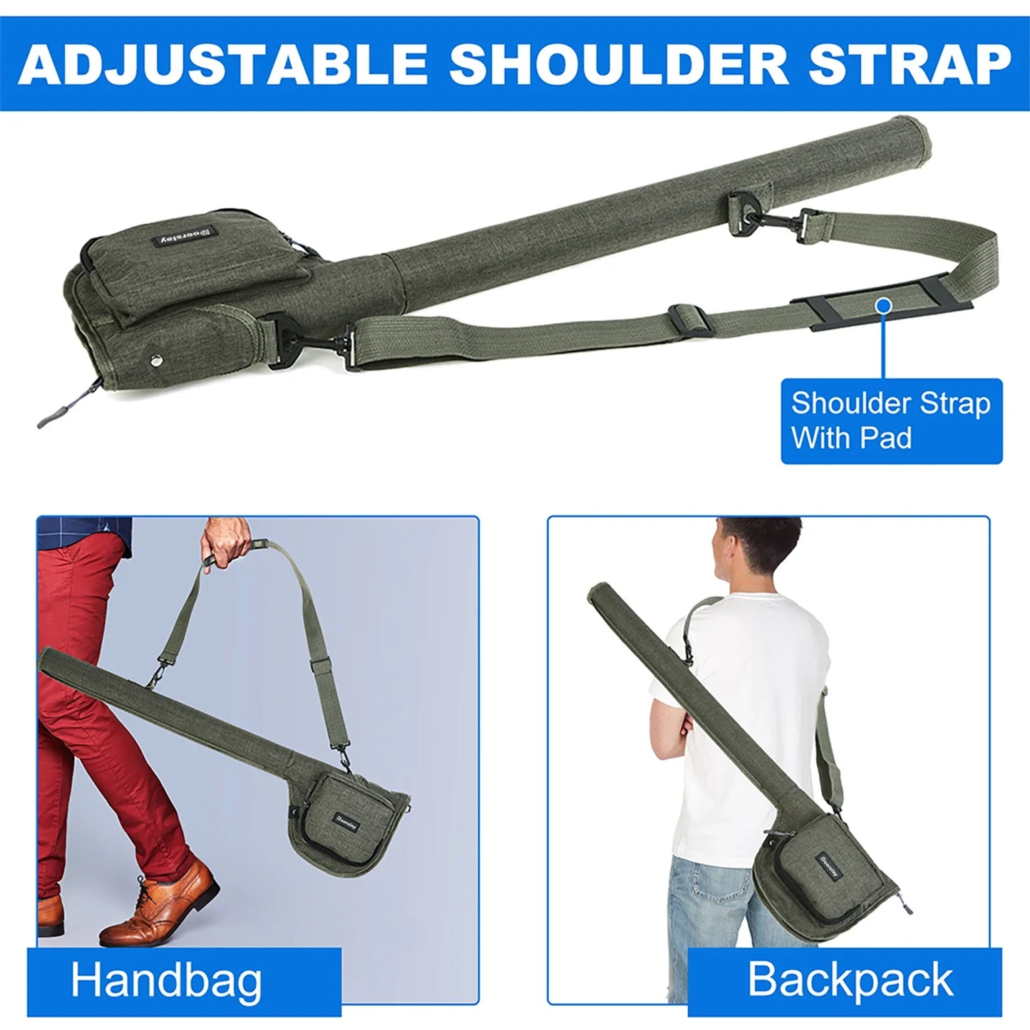 9' Fly Fishing Rod and Reel Carry Bag
