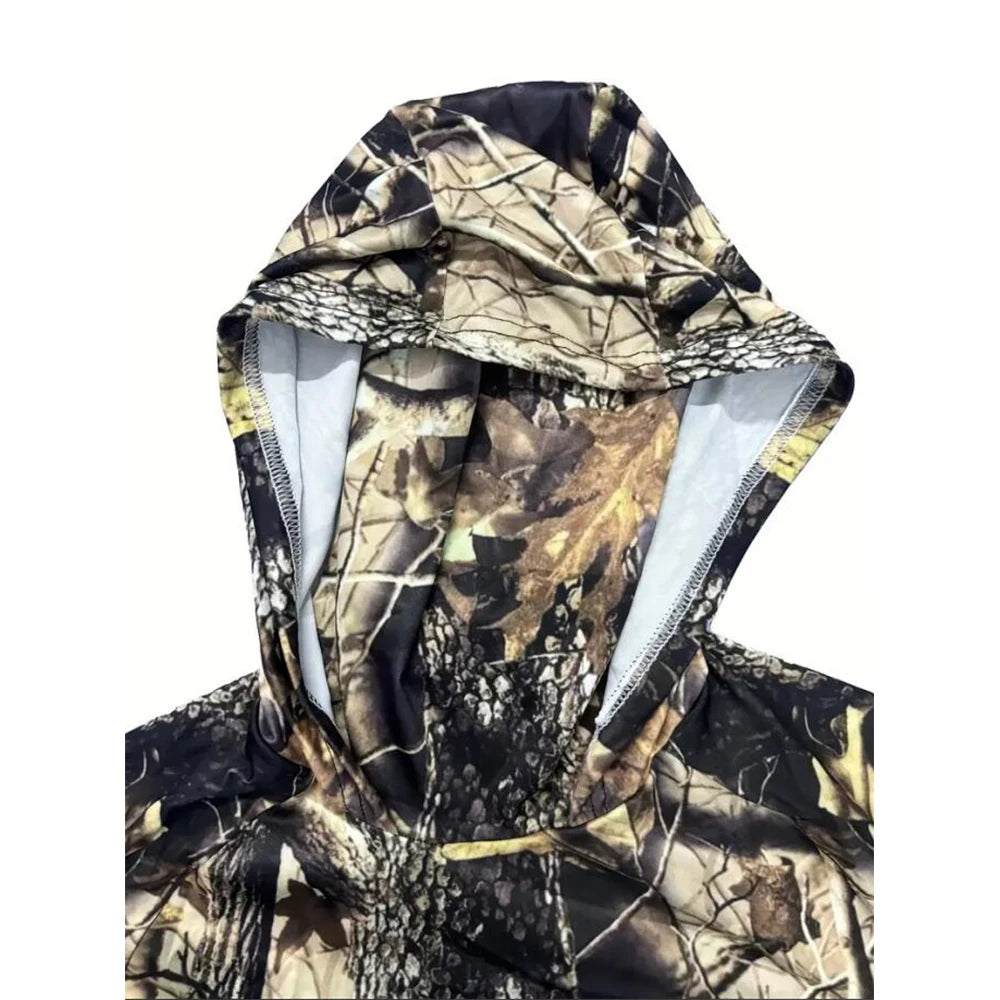 Men's Long Sleeve Fishing Hoodie Shirt