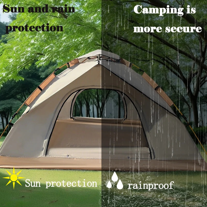 Lightweight Family Tent with Mesh Screen