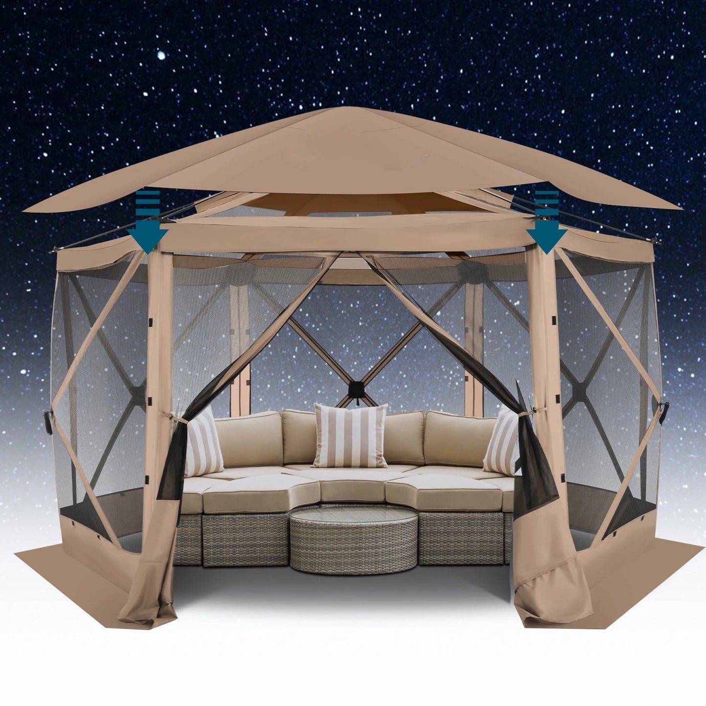 Pop up Gazebo Screen Tent for Camping