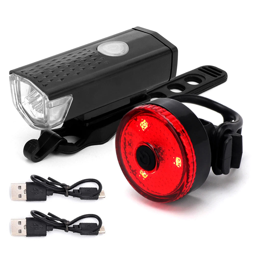 Cycling LED Front/Rear Light Set