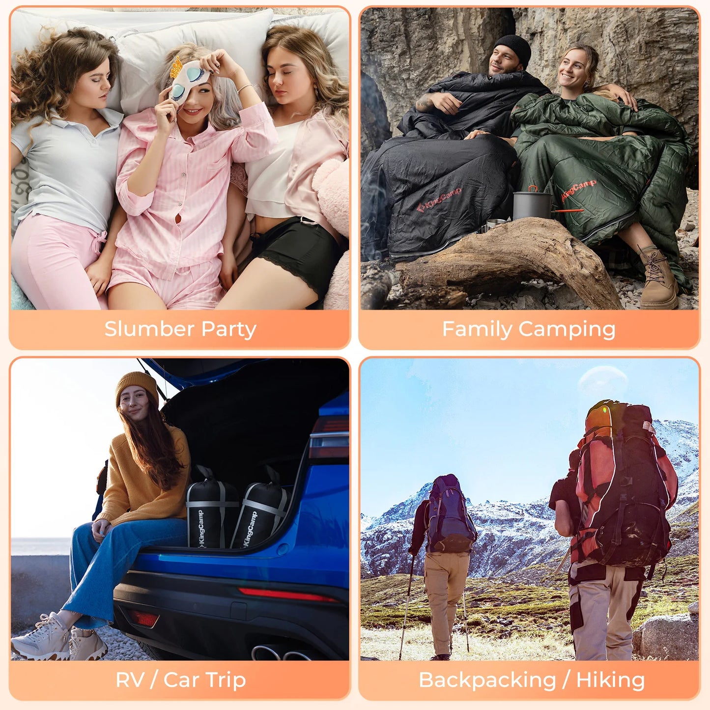 KingCamp Flannel Sleeping Bag
