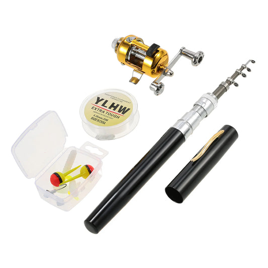 Fishing Rod Reel Combo Mini Set