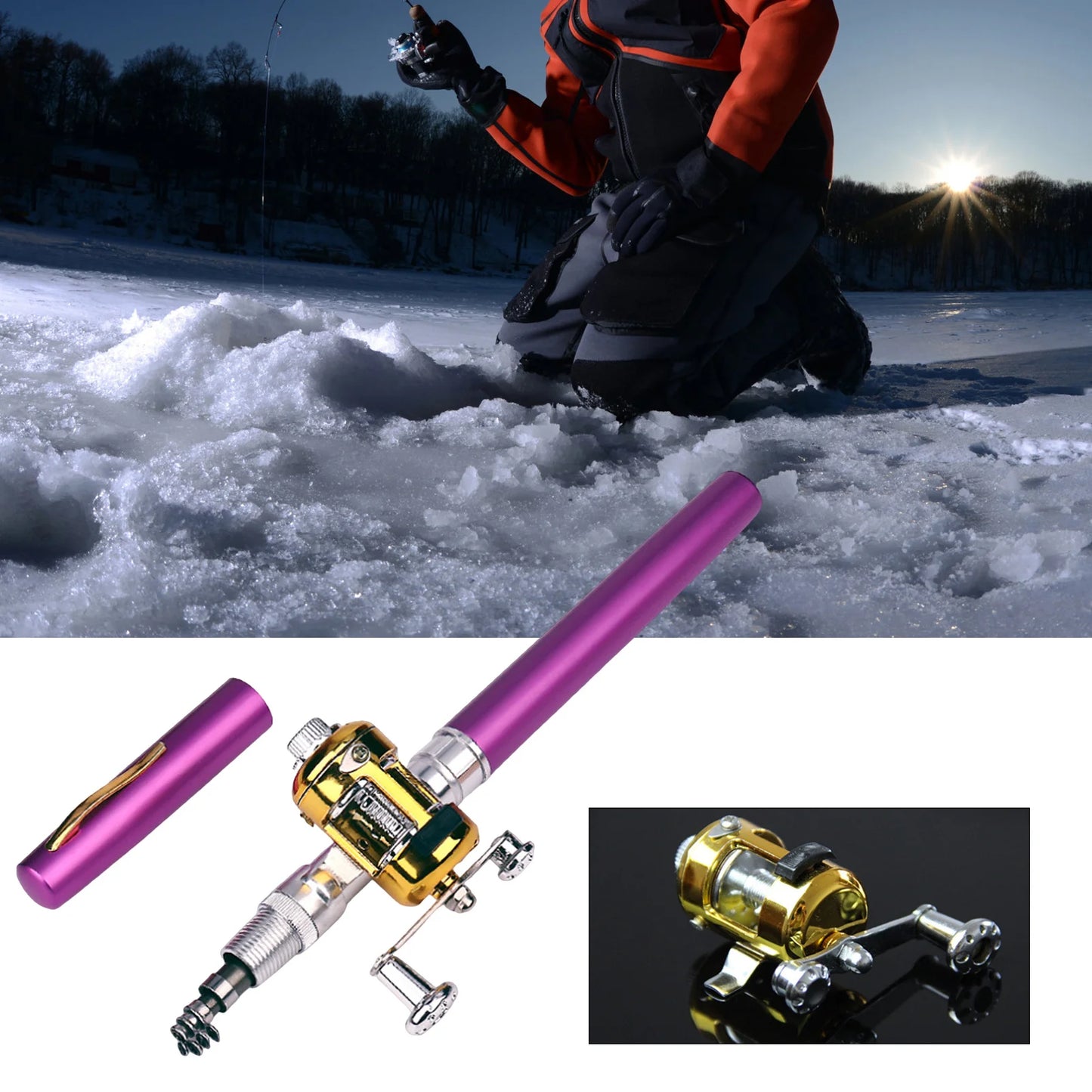 Mini Fishing Rods Pocket Size