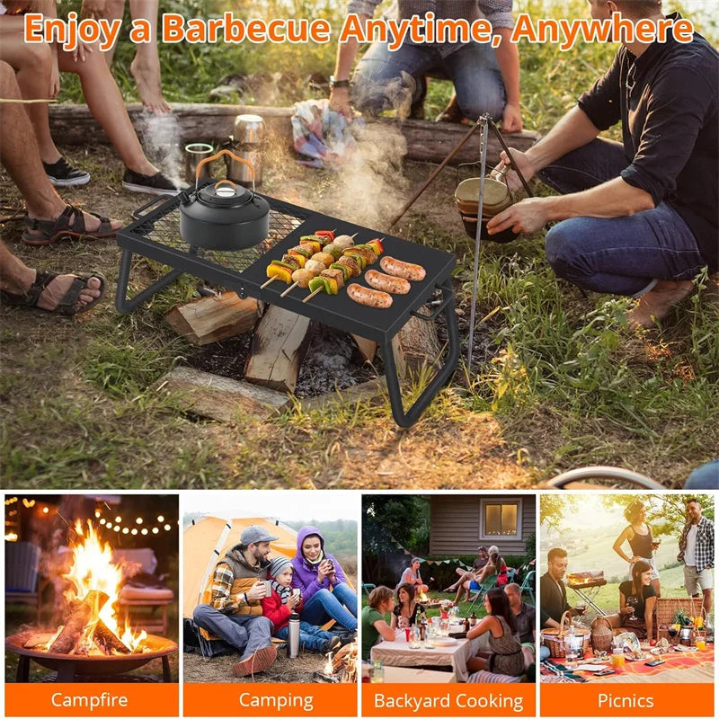 Folding Campfire Grill