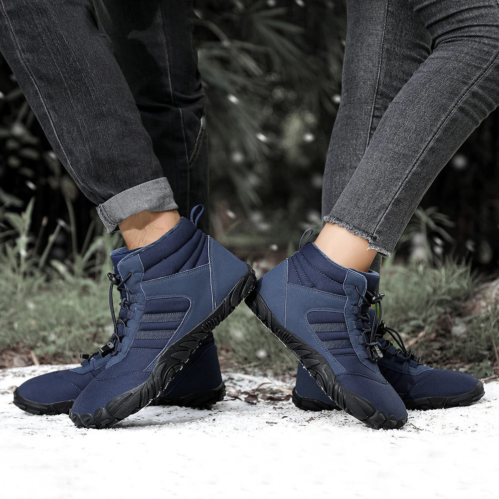 Unisex Casual Thickening Shoes

 Waterproof Warm Sporting Shoes Lightweight Ankle Snow Boots Lace Up for Autumn Winter