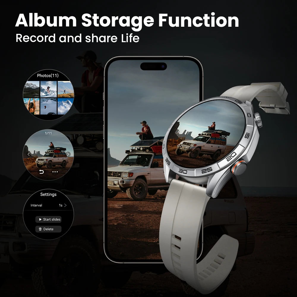 Solar Sports Smartwatch 

1.58'' AMOLED Display 60Hz Smart Watch 24H Health Monitoring  Smartwatch for Men