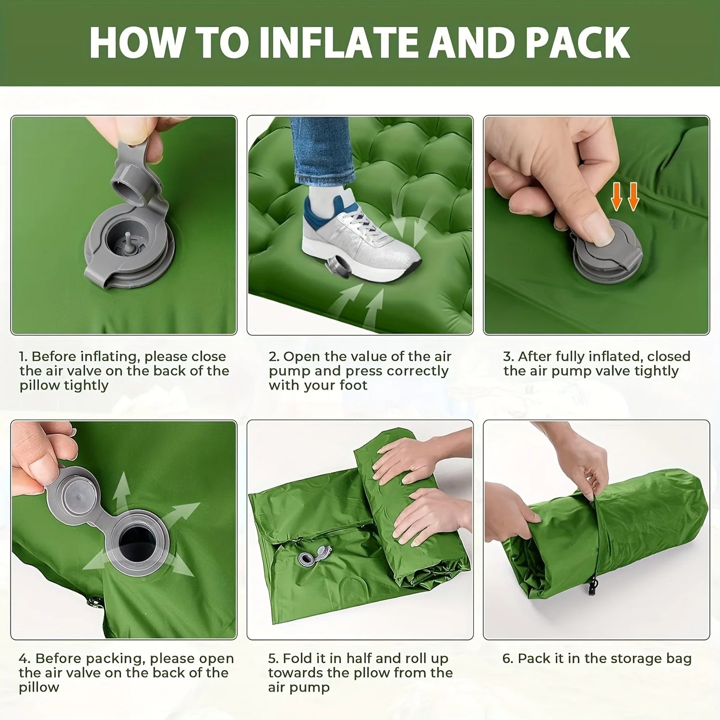 Outdoor Inflatable Sleeping Mat