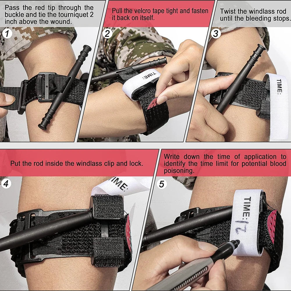 Emergency Tourniquet Outdoor Portable First Aid