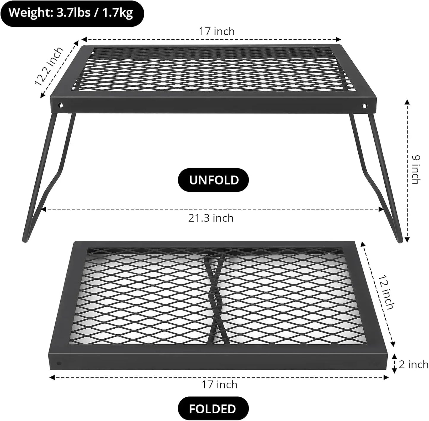 Folding Campfire Grill