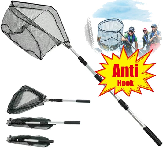 Telescopic Folding Fishing Landing Net

 190CM Pole Collapsible Extensible Aluminum long Handle For Bird Fish Catch Aquarium Ponds