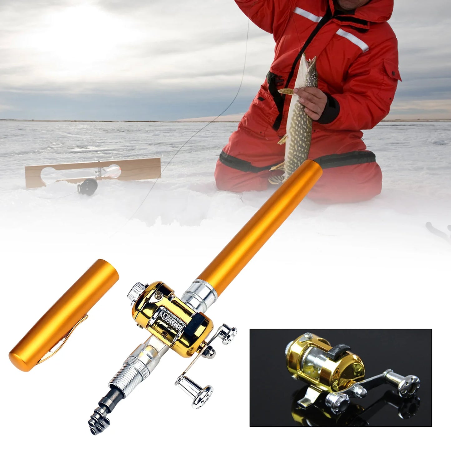 Mini Fishing Rods Pocket Size