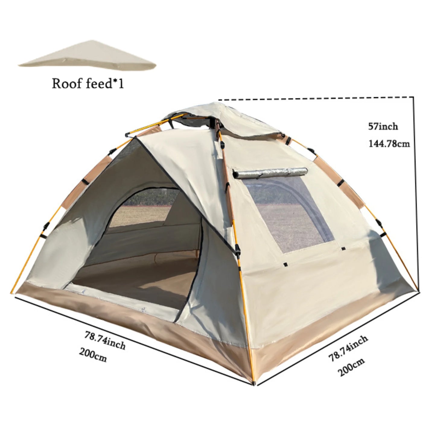 Lightweight Family Tent with Mesh Screen